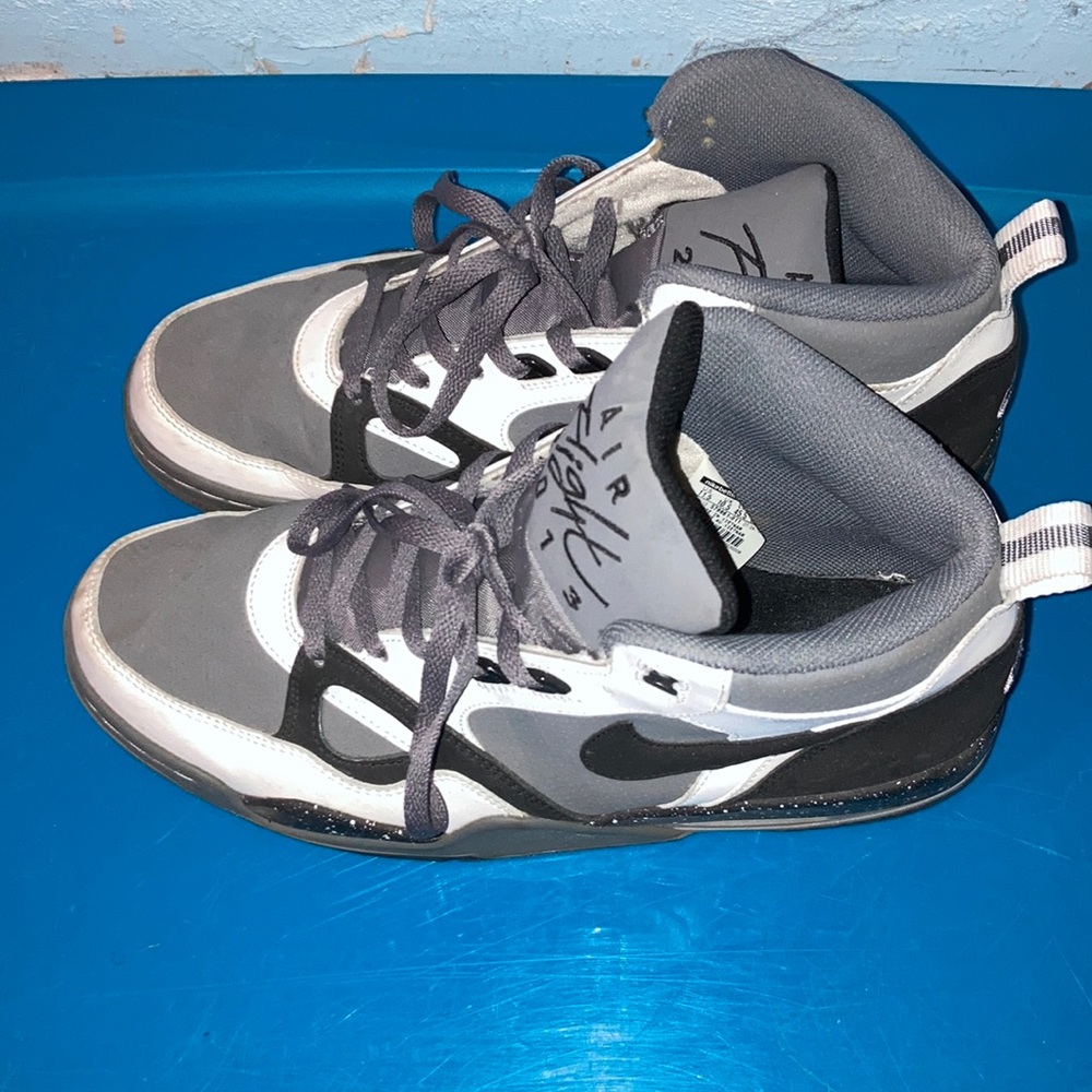 Nike Air Flight Black and Gray Sneakers
